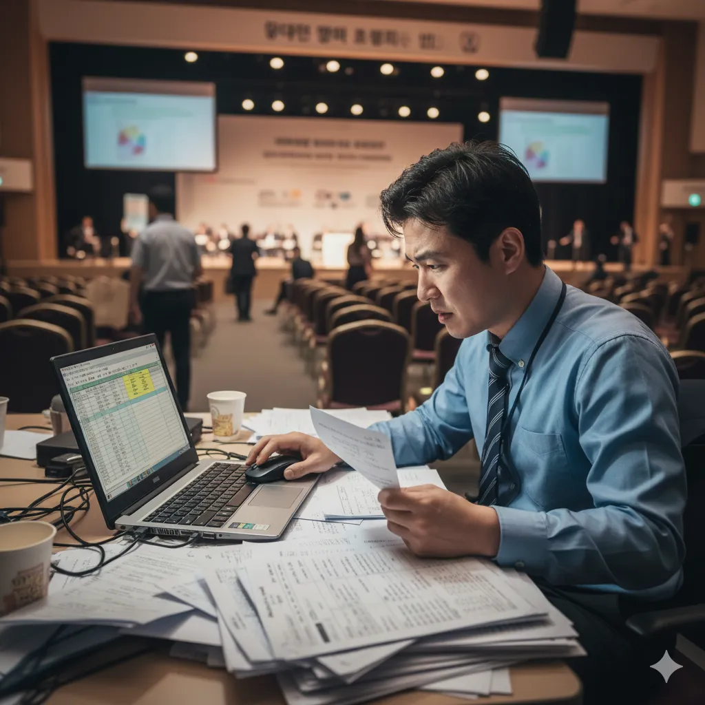 주최측의 집계 어려움