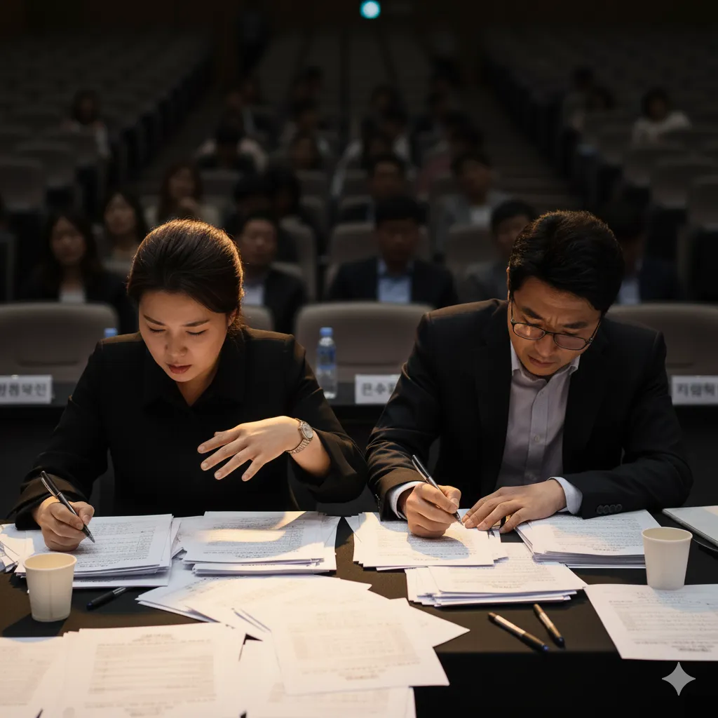 심사위원의 평가 어려움